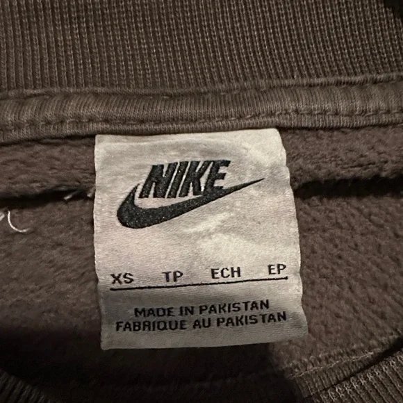 Nike Dark Brown Tie Dye Crewneck Sweater - Picture 4 of 5